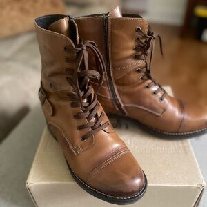Ladies Brown Leather Boots